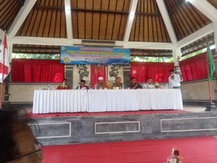 Musdes Laporan Pertanggung Jawaban Keuangan BUMDes Giri Amerta Desa Tahun Buku 2022 di Desa Alasangk
