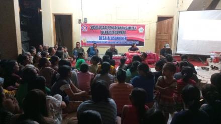 SOSIALISASI PENGOLAHAN SAMPAH BERBASIS SUMBER DI MASING – MASING BANJAR DINAS ALASANGKER